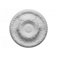 Розетка потолочная с рисунком  1.56.021 из полиуретана Европласт - Орнаментальная розетка