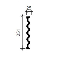 Стеновая панель 6.59.802-280 из композита (Дюрополимер) Европласт - 3D панель