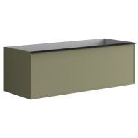 Тумба для раковины с 1 ящиком  120см Onsen Pixel 68-BP-120-F1-M57,зелёный