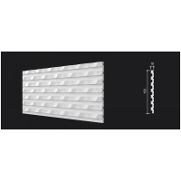 Стеновая панель из дюрополимера DD930 Decor-Dizayn - 3D панель