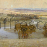 Картина: Артур Стритон, Still glides the stream and shall for ever glide