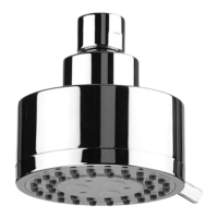 Верхний душ с шарнирным соединением 8 см Remer 358MOX 358MOX