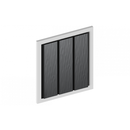 Стеновая панель из дюрополимера HIWOOD LV127W GR15K - 3D Панель