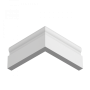 Плинтус напольный из ЛДФ Ultrawood  Base 0010 (2440 x 127 x 25 мм.)