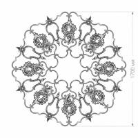 Розетка RODECOR 87511cn потолочная из полимерного гипса - Готовое решение Rodecor из элементов