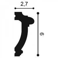 PX113 Молдинг Orac Decor из дюрополимера - Молдинг декоративный