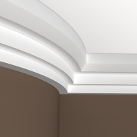 Карниз из полиуретана 1.50.260 Европласт - Плинтус потолочный
