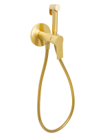 Гигиенический душ со смесителем Mariani Kali B22185KLW, золото брашированное B22185KLW