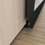 Профиль алюминиевый теневой с подсветкой Laconistiq Multilevel Черный муар RAL 9005 27-31-300 3000×46,5×28,7