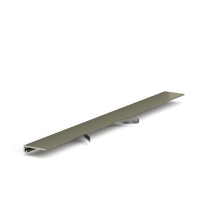 Микроплинтус LACONISTIQ micro 19 ARM Шампань анодированный (19х5,5х2450мм) 7 зажимов в комплекте