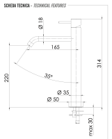 Смеситель для раковины Remer X Style X11LXL X11LXL