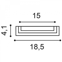 K202 База (основание) пилястры Orac Decor из полиуретана - Декоративные пилястры