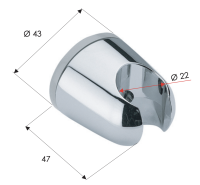 Держатель ручного душа Remer 339F 339F