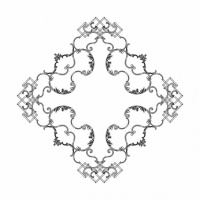 Розетка RODECOR 87504cn потолочная из полимерного гипса - Готовое решение Rodecor из элементов