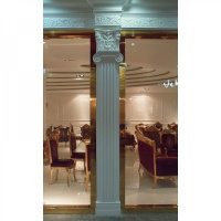 C308 Карниз Orac Decor из полиуретана - Плинтус потолочный с рисунком