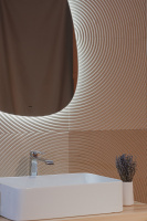 Зеркало ABBER Teil AG6501S с подсветкой, бесконтактный выключатель, диммер