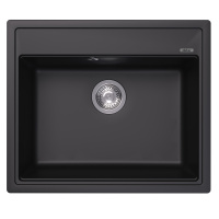 Кухонная мойка ABBER Quarz AQ2902B черная