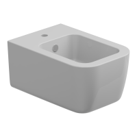 Биде подвесное GSG Ceramic Design Brio BRBISO000, белый глянцевый BRBISO000