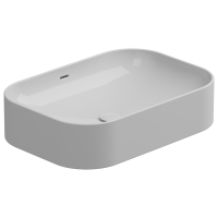 Раковина накладная биколор 60x42 см GSG Ceramic Design Easy EALAVTP60BI000/001, White/White Matt EALAVTP60BI000/001