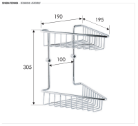 Мыльница угловая Remer RB277CR RB277CR