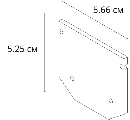 Комплектующие для трековых систем Arte Lamp LINEA-ACCESSORIES A621005E