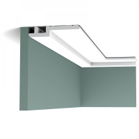 C395 Карниз Orac Decor из полиуретана - Плинтус потолочный