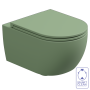 Чаша подвесного унитаза биколор GSG Ceramic Design Like LKWCSOBI000/031, White/Salvia Matt LKWCSOBI000/031