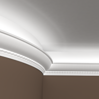 Карниз из полиуретана 1.50.208 Европласт - Плинтус потолочный с рисунком