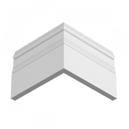 Плинтус напольный из ЛДФ Ultrawood  Base 0004 (2440 x 185 x 18 мм.)