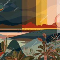 Огненный закат ,  арт. ID139423