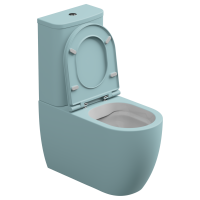 Чаша напольного унитаза биколор GSG Ceramic Design Like LKMBLBI000/037P, White/Ice Matt LKMBLBI000/037P