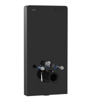 Инсталляционный модуль внешнего монтажа ABBER AC0107MB для подвесного унитаза, черный