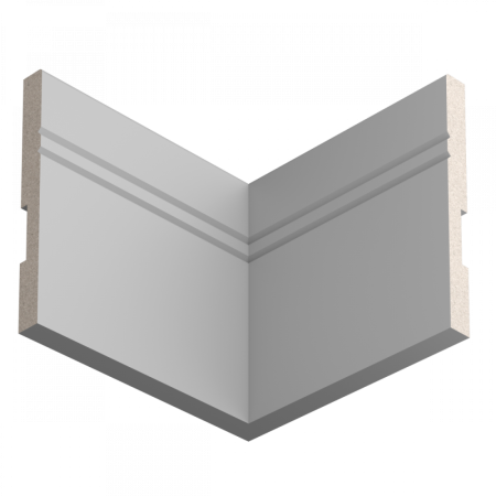 Плинтус напольный из ЛДФ Ultrawood арт. Base 5901 (2000 x 150 x 15 мм.)