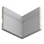 Плинтус напольный из ЛДФ Ultrawood арт. Base 5901 (2000 x 150 x 15 мм.)