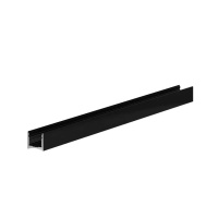 Профиль алюминиевый теневой с подсветкой Laconistiq Light mini Черный 29-11-300 3000×14×13