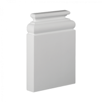 База (основание) пилястры 1.23.200 из полиуретана Европласт - Декоративные пилястры