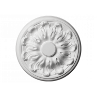Розетка потолочная с рисунком  1.56.010 из полиуретана Европласт - Орнаментальная розетка