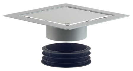 Трап 115х115 мм, решетка под плитку, сухой затвор OMP Tea Kalamata Unseen 9977.798.9 9977.798.9