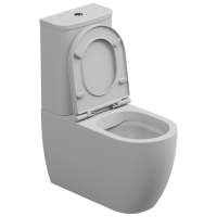 Чаша напольного унитаза биколор GSG Ceramic Design Like LKMBLBI000/001P, White/White Matt LKMBLBI000/001P