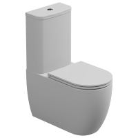 Чаша напольного унитаза биколор GSG Ceramic Design Like LKMBLBI000/001P, White/White Matt LKMBLBI000/001P