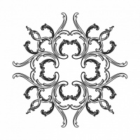 Розетка RODECOR 87008rc потолочная из полимерного гипса - Готовое решение Rodecor из элементов