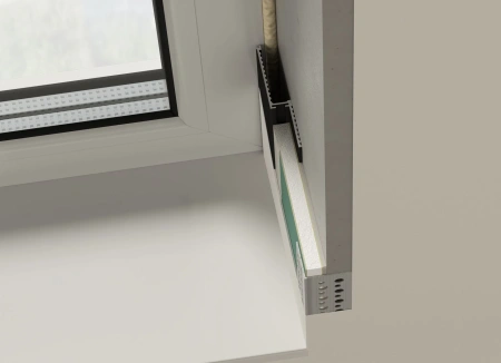 Профиль алюминиевый теневой Laconistiq Micro 24-100-300 без покрытия 3000×96,5×15,7