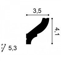 CB501N Карниз Orac Decor из Durofoam (полистирол средней плотности) - Плинтус потолочный