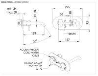 Смеситель для раковины Remer X Style X15DO, золото глянцевое X15DO