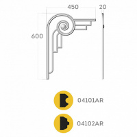 Угловой элемент RODECOR 0312LAR