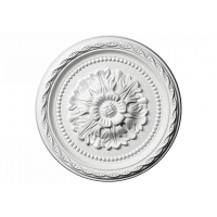 Розетка потолочная с рисунком  1.56.009 из полиуретана Европласт - Орнаментальная розетка