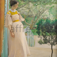 Картина: Лауриц Андерсен Ринг, Жена художника