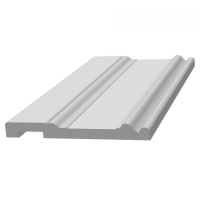 Плинтус напольный из массива дерева Ultrawood арт. Base 0002 W (2440 x 133 x 14 мм.)