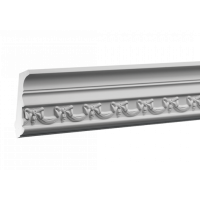 Карниз из полиуретана 1.50.186 Европласт - Плинтус потолочный с рисунком