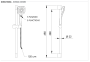 Душевая стойка с ручным душем и шлангом Remer 315L318CP 315L318CP